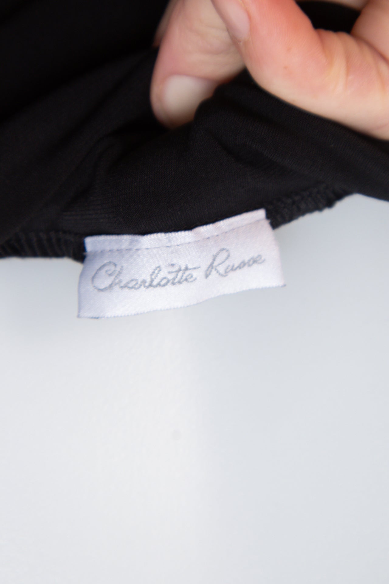 #116 Charlotte Russe Camisole Top Black | c. | Size 8