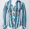 #104 Tommy Jeans Shirt Blue | c. 198 | Size 8