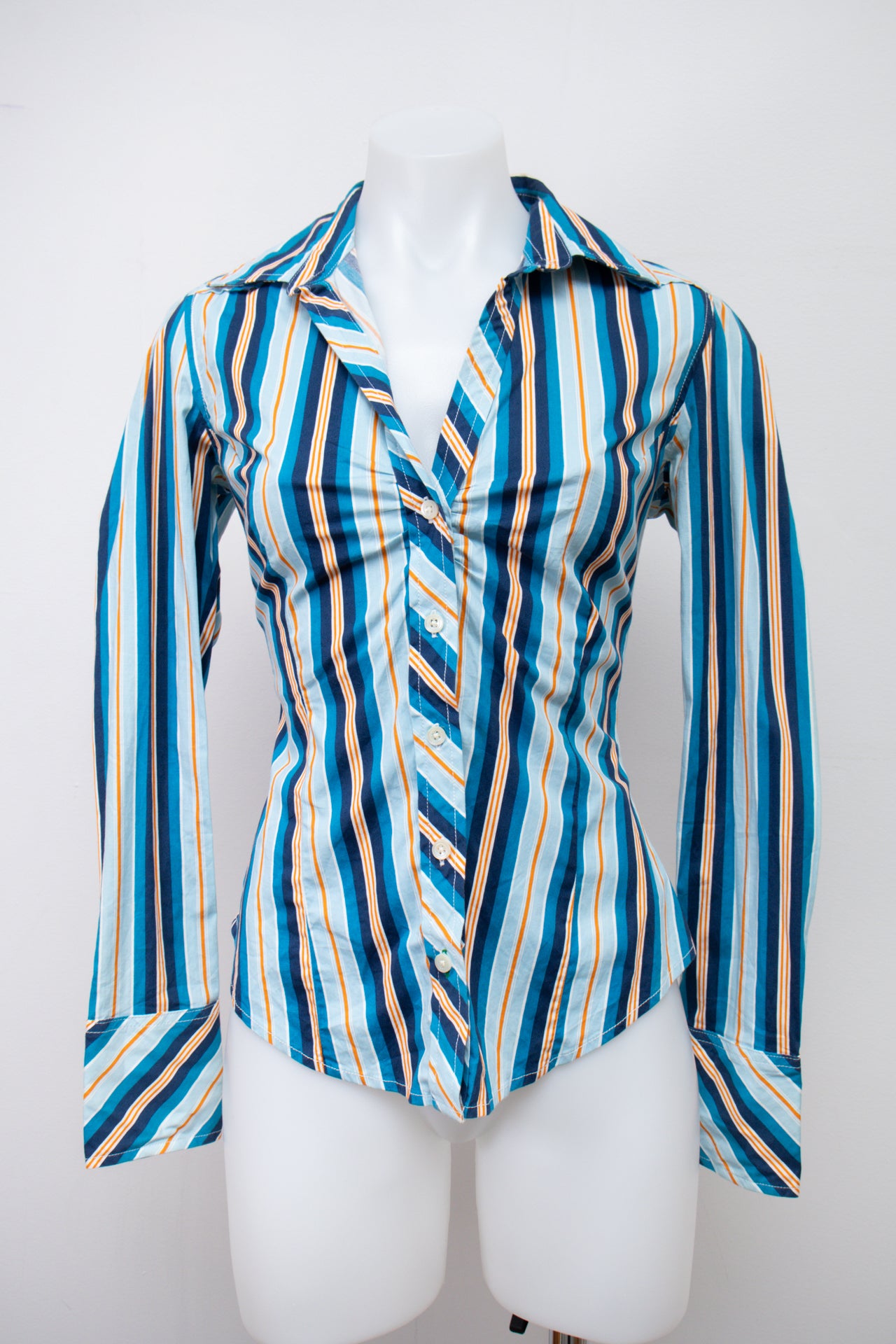 #104 Tommy Jeans Shirt Blue | c. 198 | Size 8