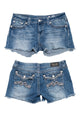 #081 Miss Me Denim Shorts Blue | c. 204 | Size 10