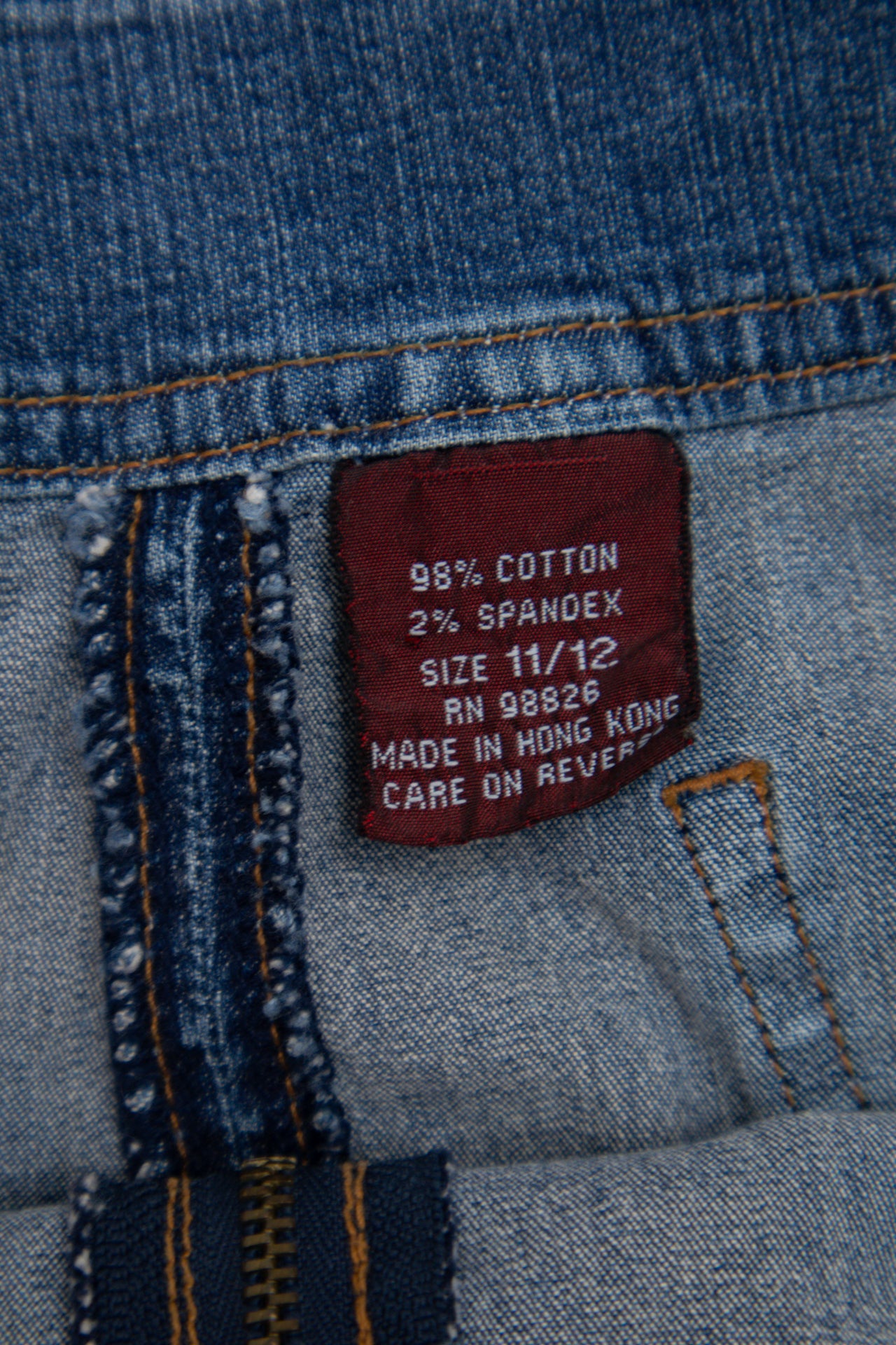 #204 Jordache Mini Skirt Blue | c. 199 | Size 10