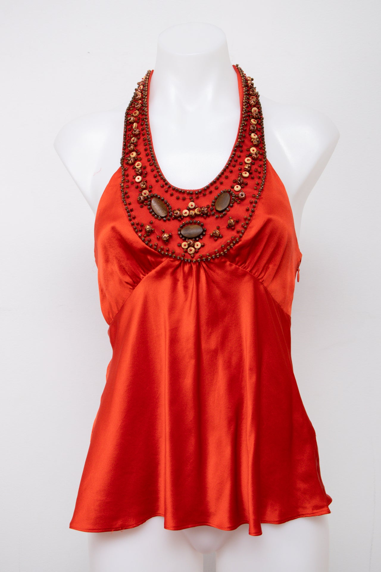 #008 Bcbgmaxazria Halter Top Red | c. 204 | Size 8