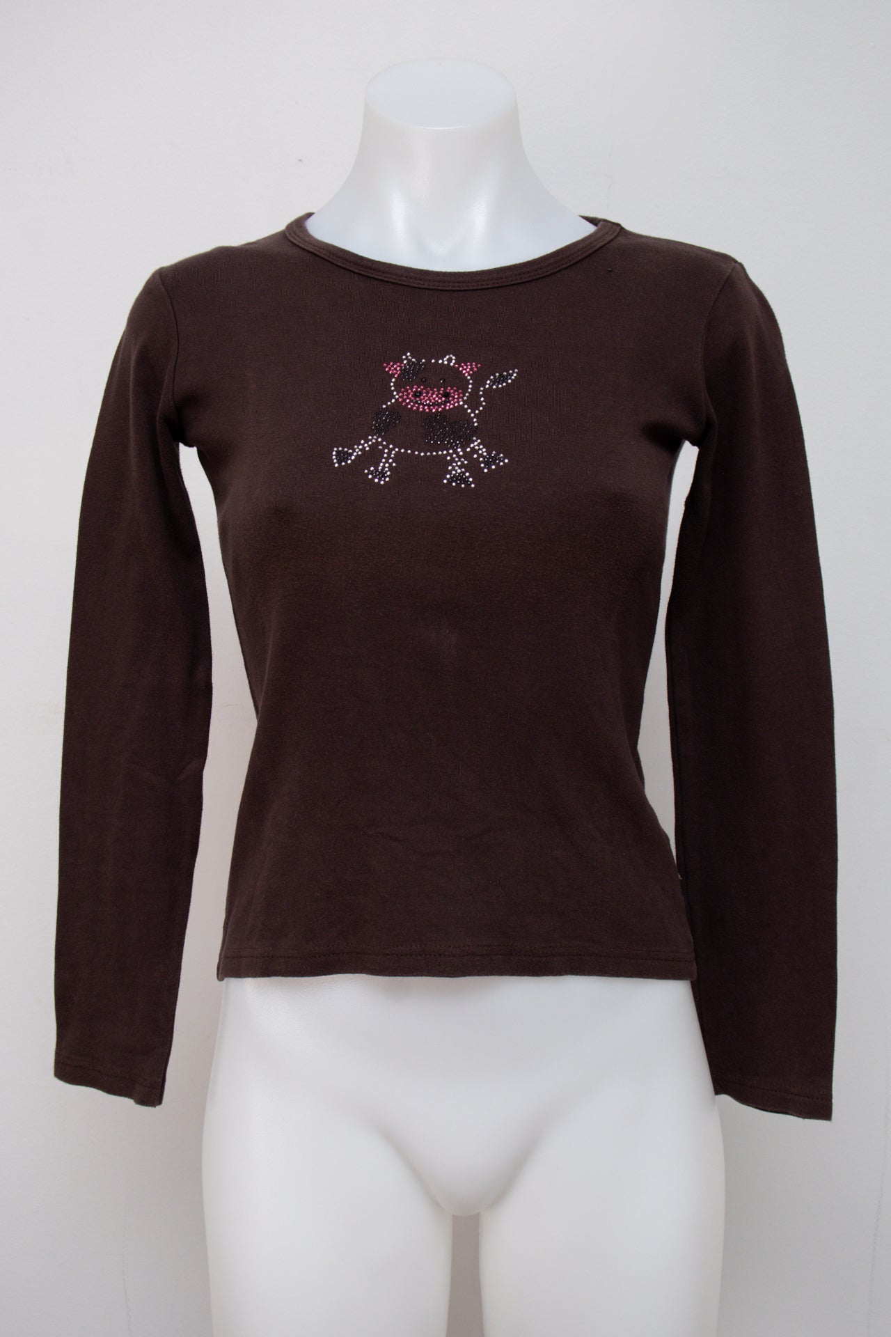 #094 Cache Cache T-shirt Brown | c. 199 | Size 6/8