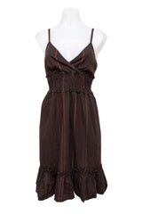 #065 Sonoma Life+style Dress Brown | c. 212 | Size 8