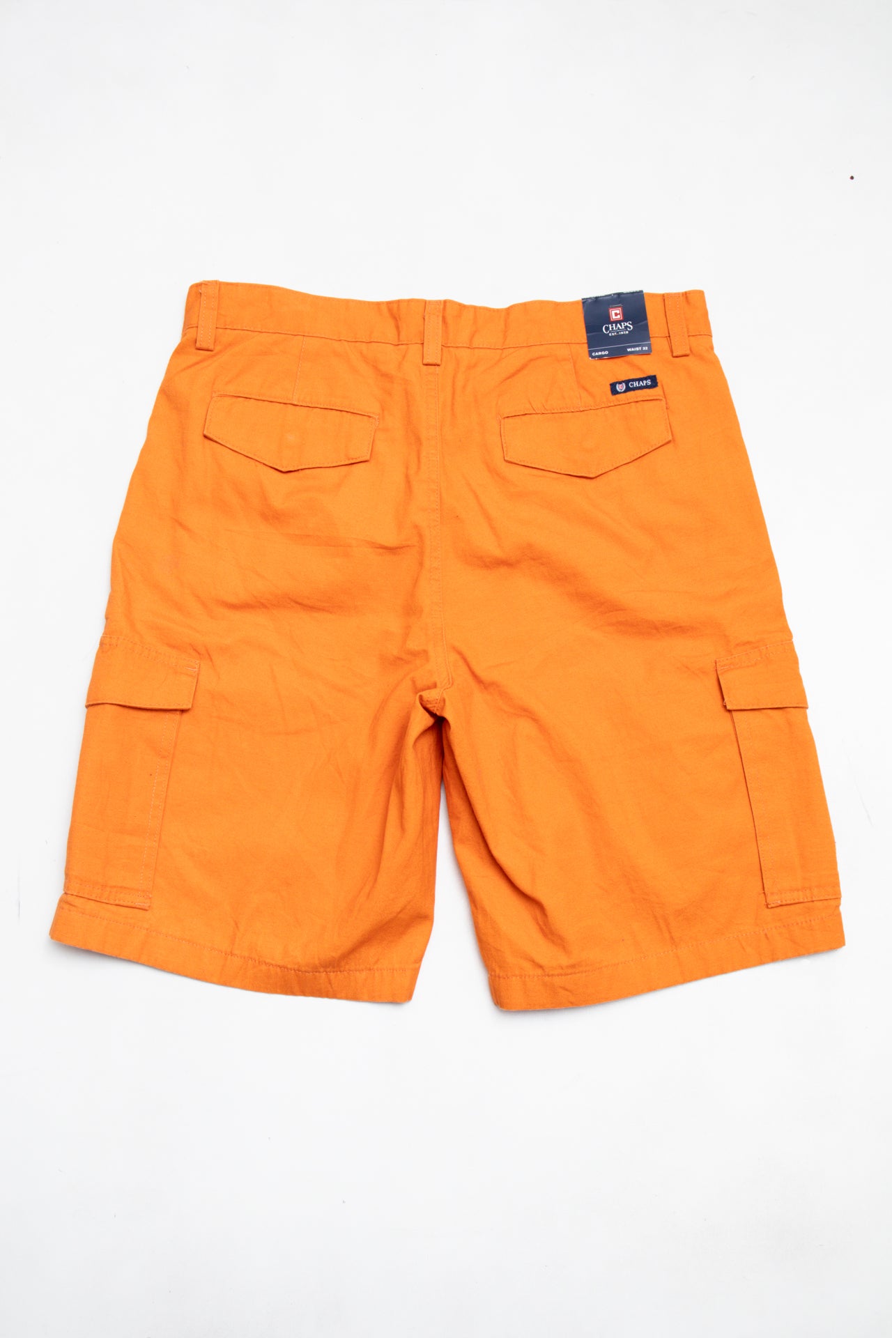 #123 Chaps Shorts Orange | c. 201 | Size 14