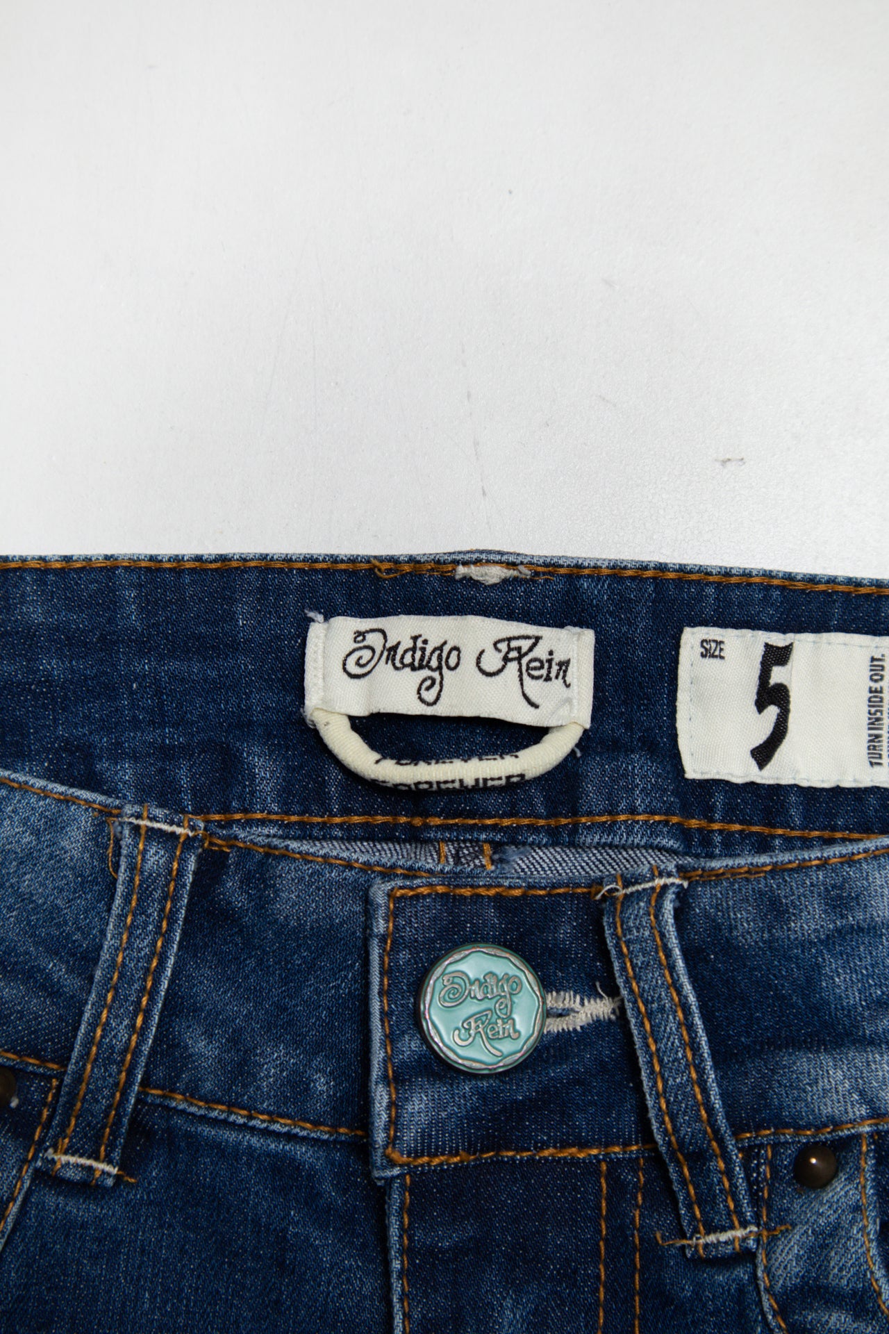 #144 Indigio Rein Denim Shorts Blue | c. 190 | Size 6