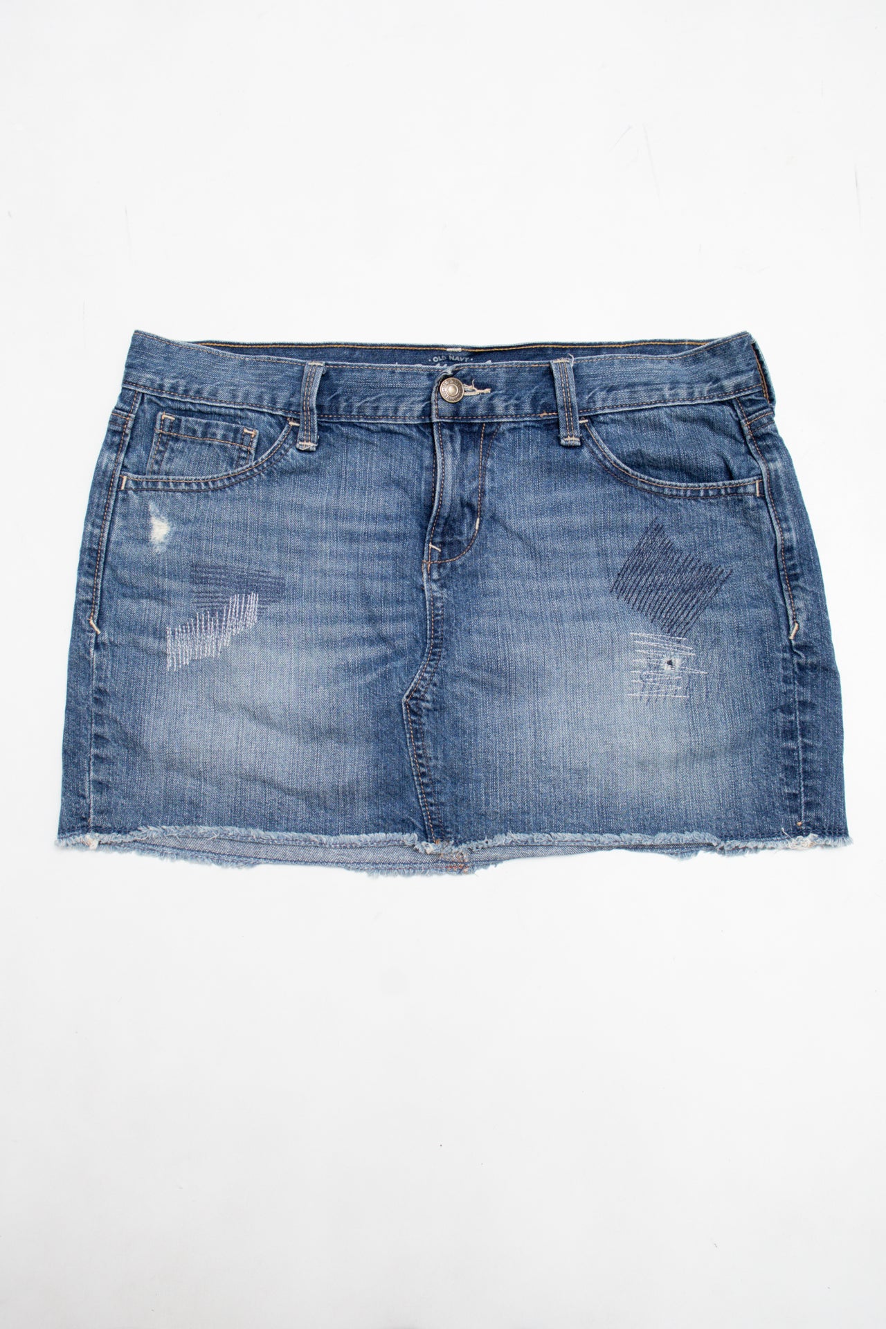 #075 Old Navy Mini Skirt Blue | c. 204 | Size 12