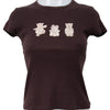 #045 Cache Cache T-shirt Brown | c. 201 | Size 8