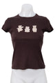 #045 Cache Cache T-shirt Brown | c. 201 | Size 8
