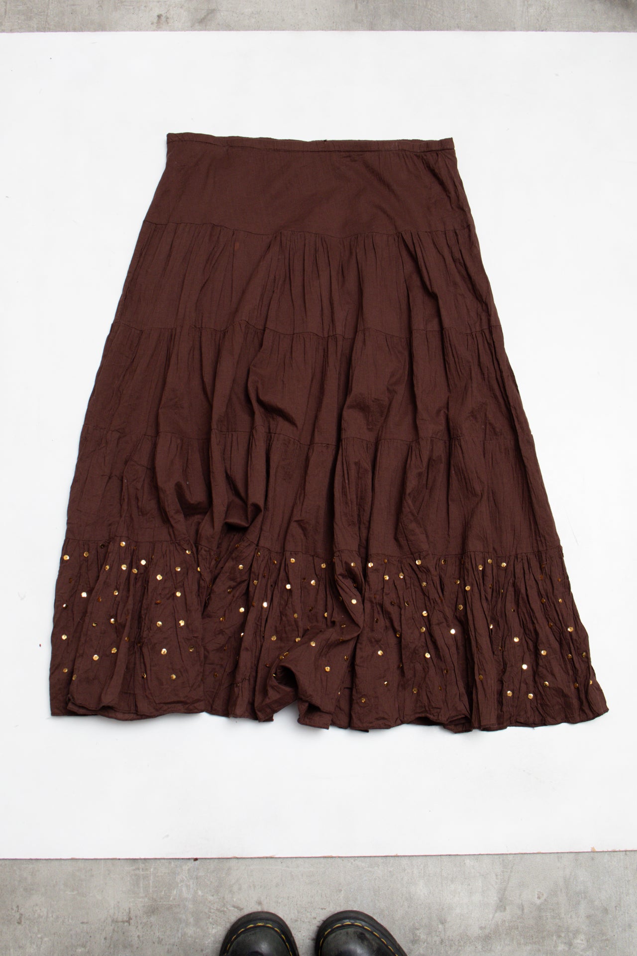 #097 Crown of Hearts Skirt Brown | c. 203 | Size 14