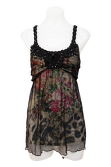 #030 Silk Alberto Makali Cami Black | c. 212 | Size 12/14