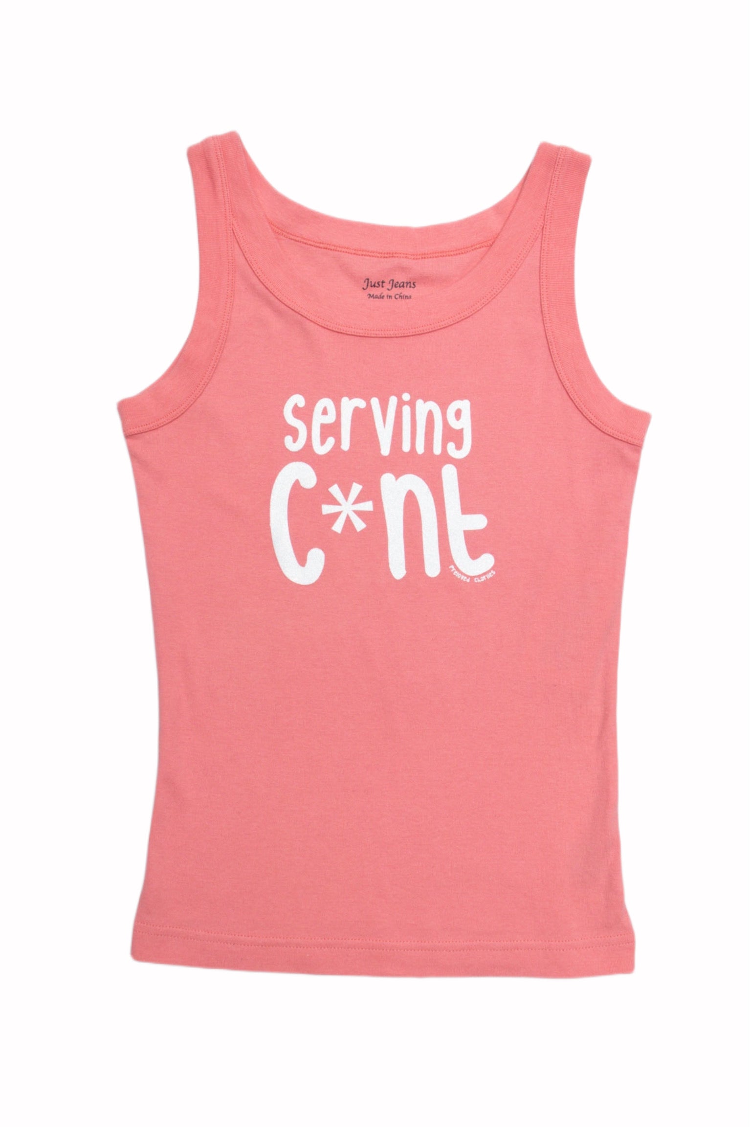 #15 Serving C*nt Pink Tank | Size 8