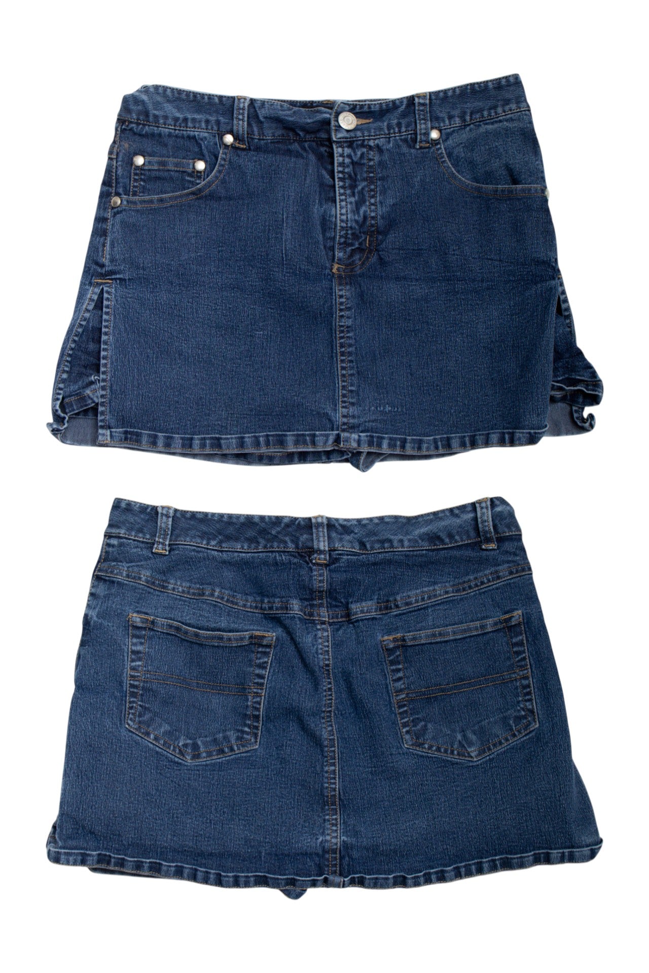 #134 Xhilaration Denim Mini Skirt Blue | c. 178 | Size 6
