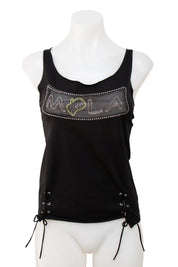#054Deadstock Melaccerba Top Black | c. | Size 10