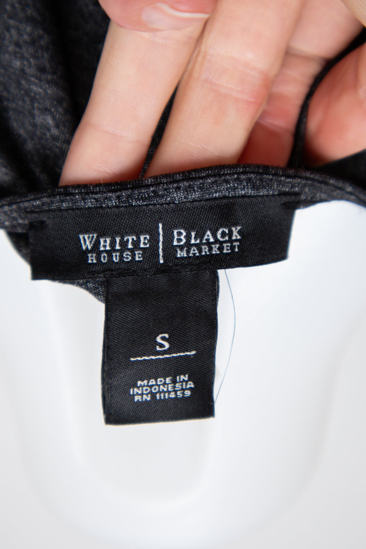#040 White House Black Market Camisole Top Gray | c. 203 | Size 8
