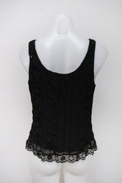#37 Freshbarn Connection Cami Top Black | c. 195 | Size 10/12