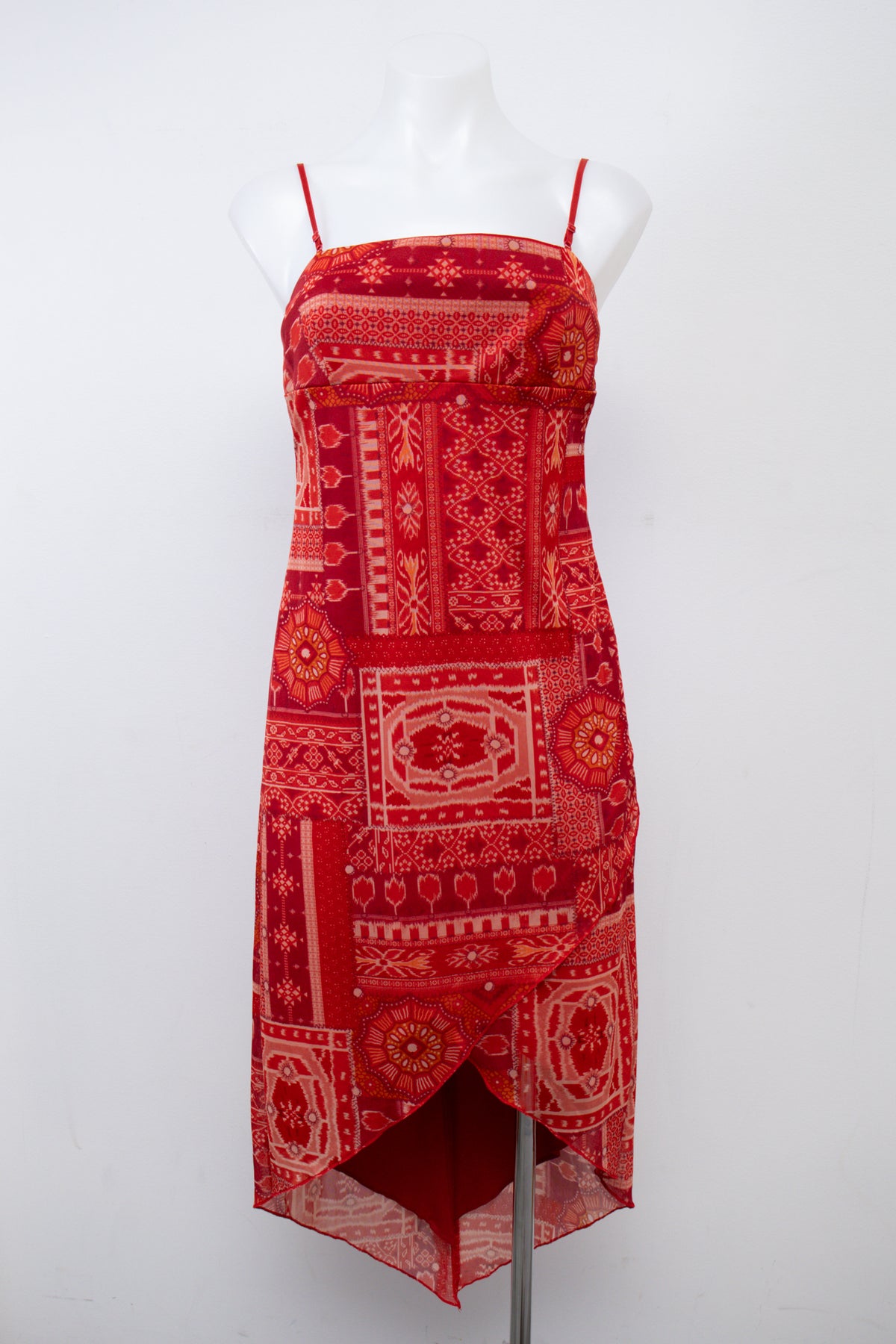 #117 City Triangles Camisole Dress Red | c. 207 | Size 8