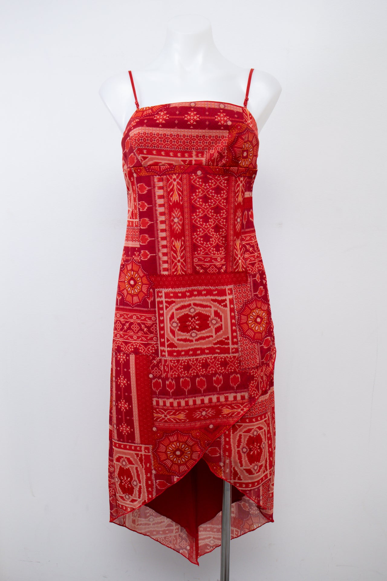 #117 City Triangles Camisole Dress Red | c. 207 | Size 8