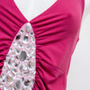 #015 Ckm Halter Top Pink | c. 207 | Size 8