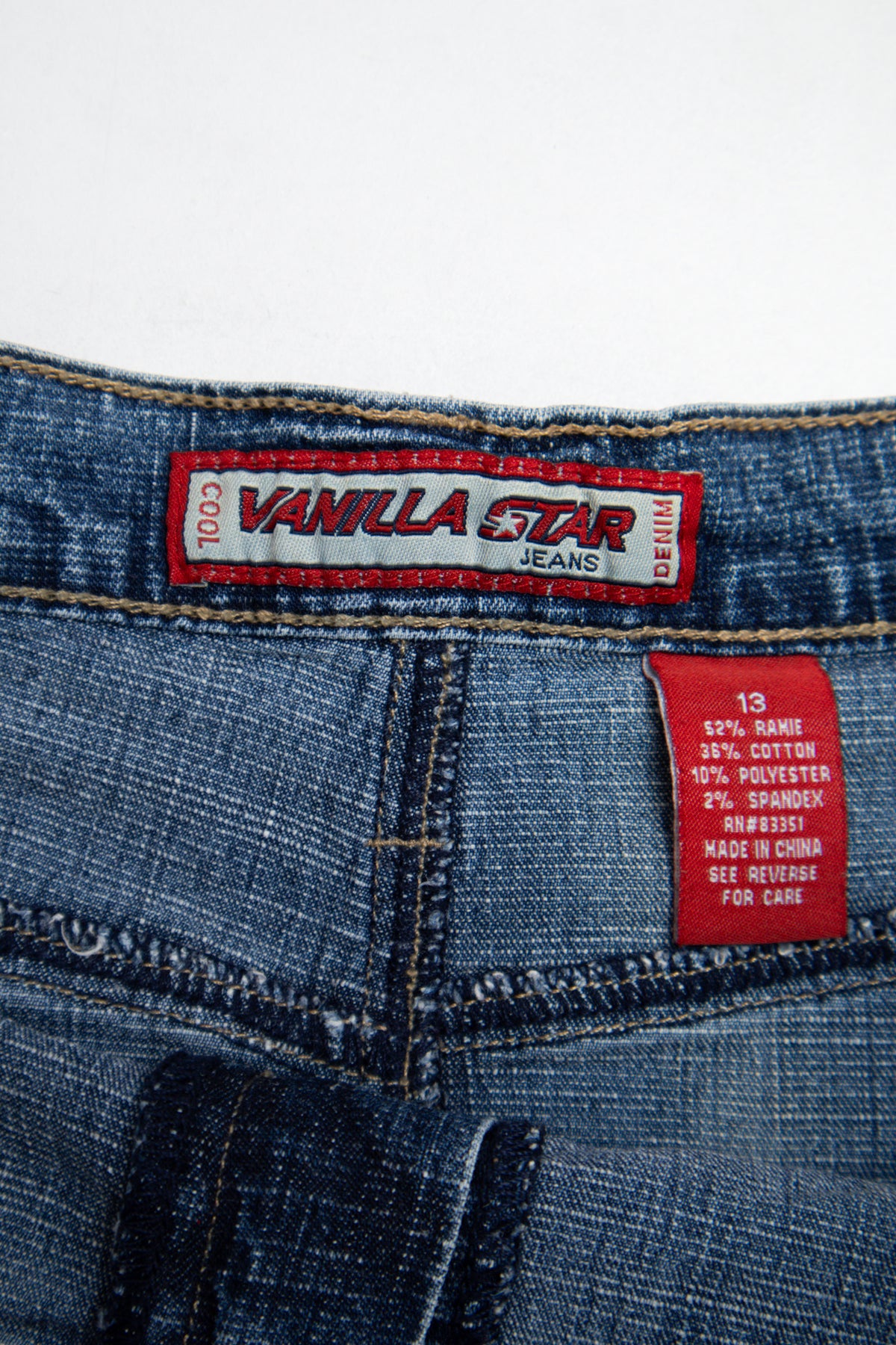 #169 Vanilla Star Mini Skirt Blue | c. 209 | Size 12