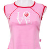 #074 Deadstock Top Girl T-shirt Pink | c. | Size 10