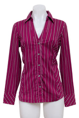 #057 Express Design Studio Long Sleeve Pink | c. 214 | Size 8
