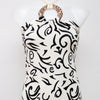 #004 Halter Top White | c. 201 | Size 8