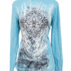 #075 Cocaine Legend T-shirt Blue | c. | Size 8