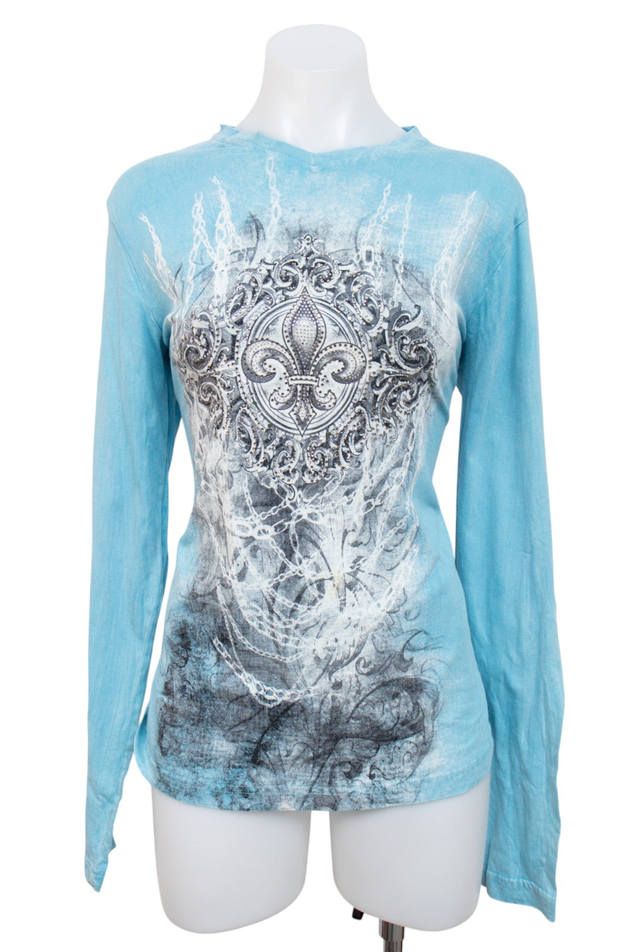 #075 Cocaine Legend T-shirt Blue | c. | Size 8