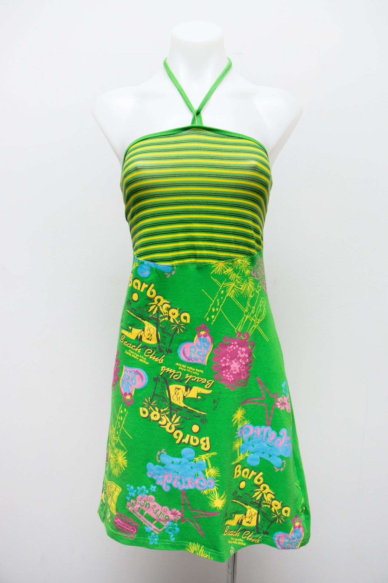 #140 TKR Halter Top Green | c. 191 | Size 10