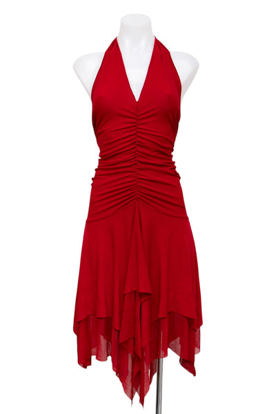 #168 Tag 1080 Halter Top Red | c. 195 | Size 8
