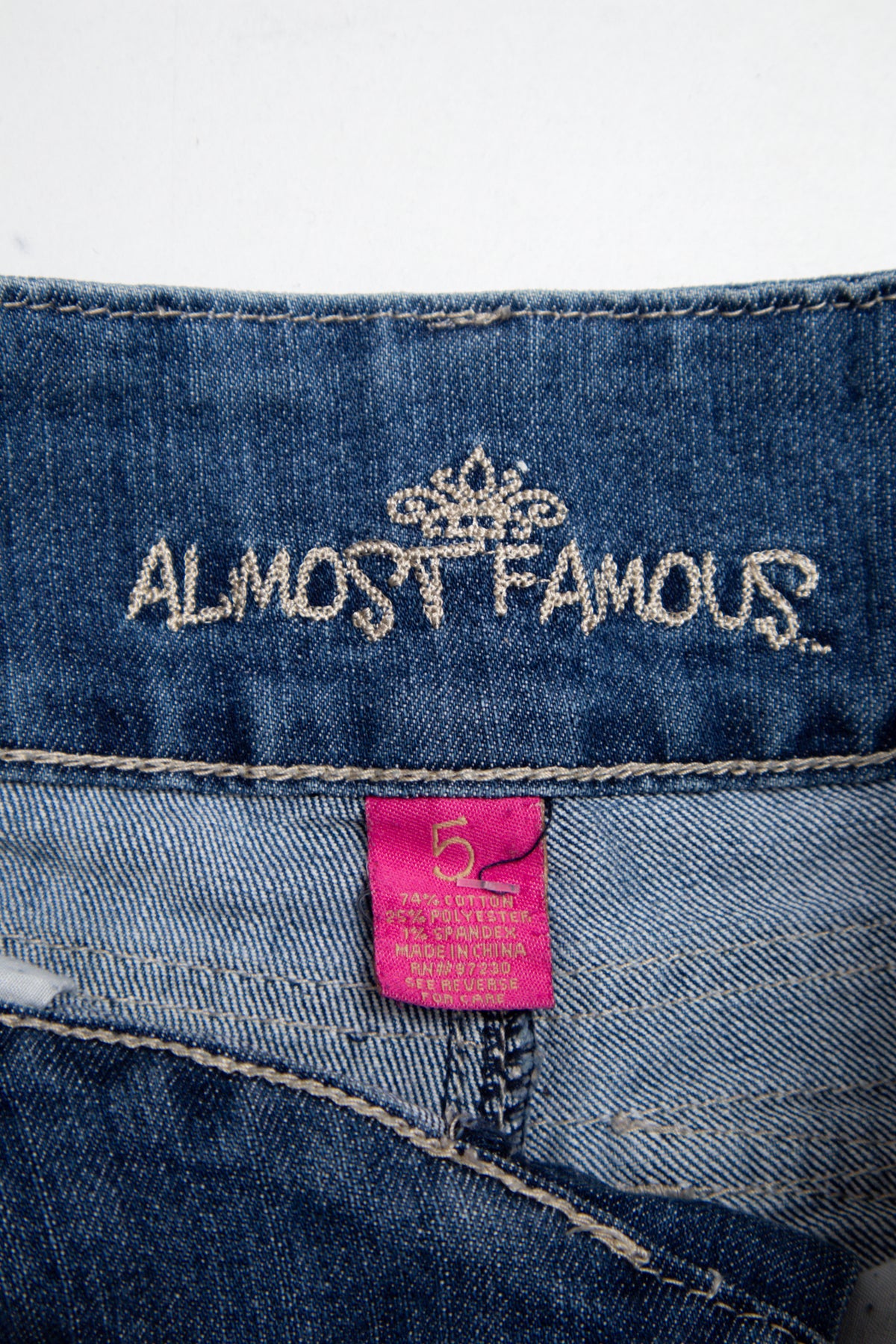 #180 Almost Famous Booty Short Blue | c. 209 | Size 8