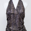 #055 Cxm Halter Top Black | c. 200 | Size 8