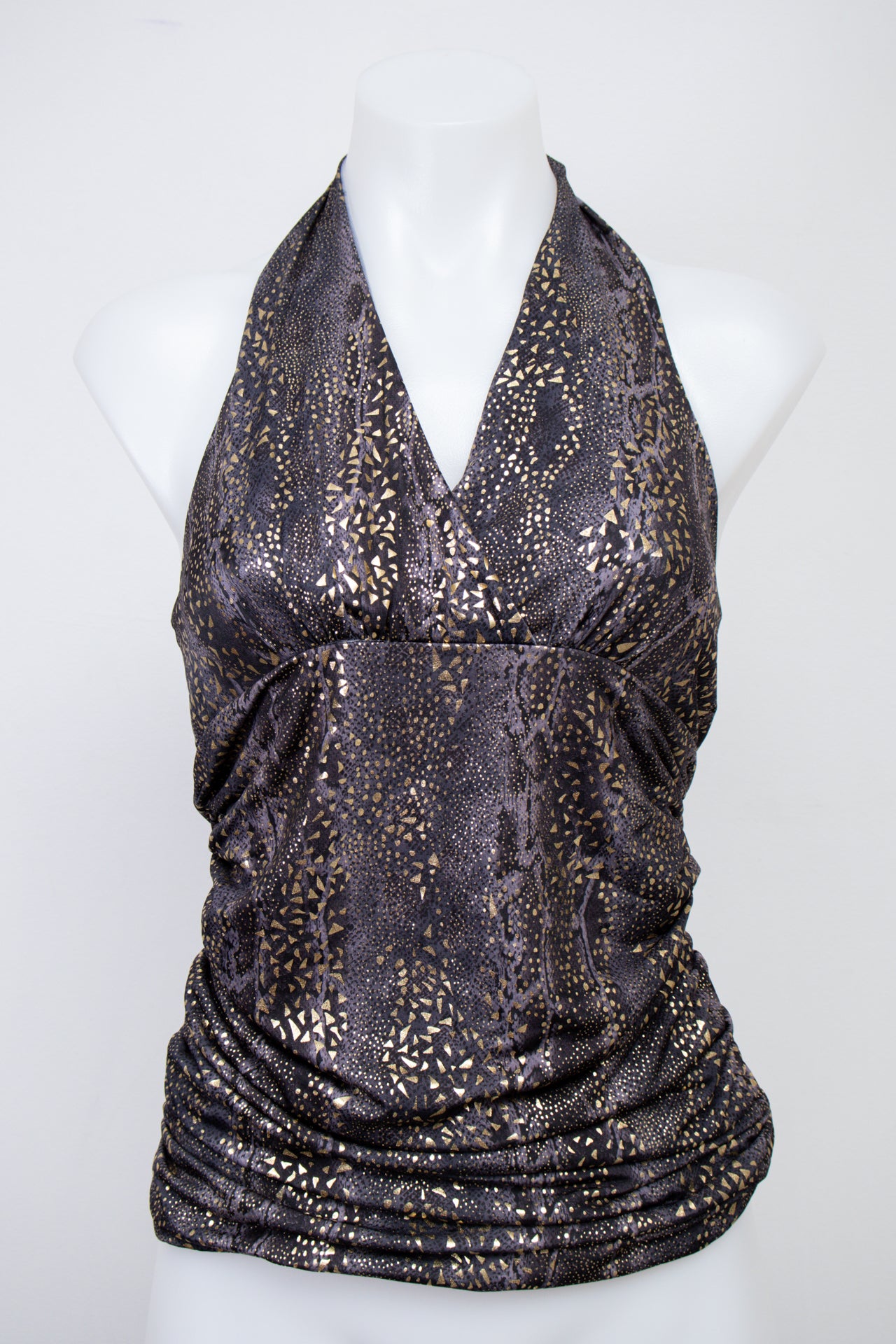 #055 Cxm Halter Top Black | c. 200 | Size 8