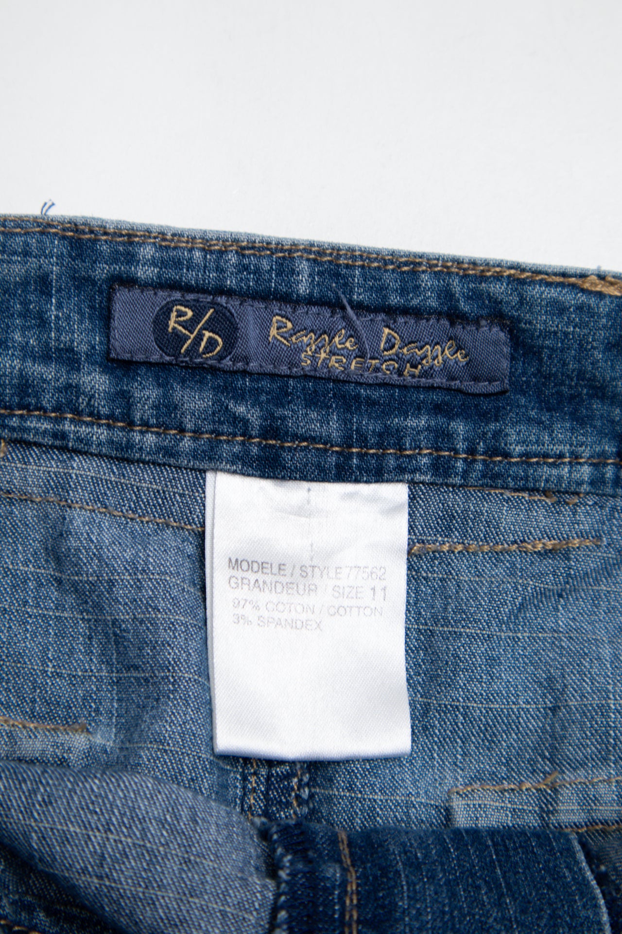 #207 Ragale Dangle Stitch Skirt Blue | c. 199 | Size 10
