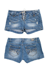 #073 1st Kiss Booty Short Blue | c. 214 | Size 10