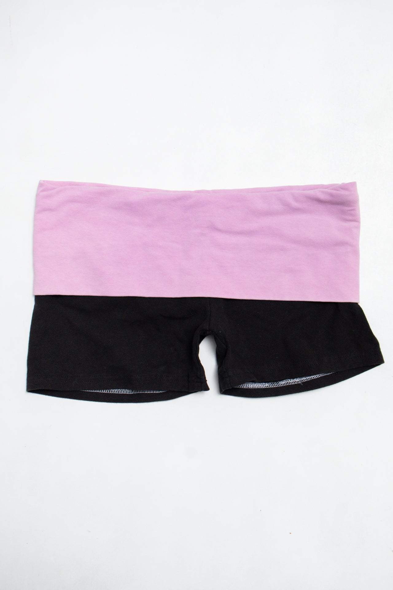 #176 PINK foldover sequin Shorts Pink | c. 181 | Size 8