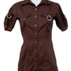 #058 Dolled Up Cami Top Brown | c. | Size 8