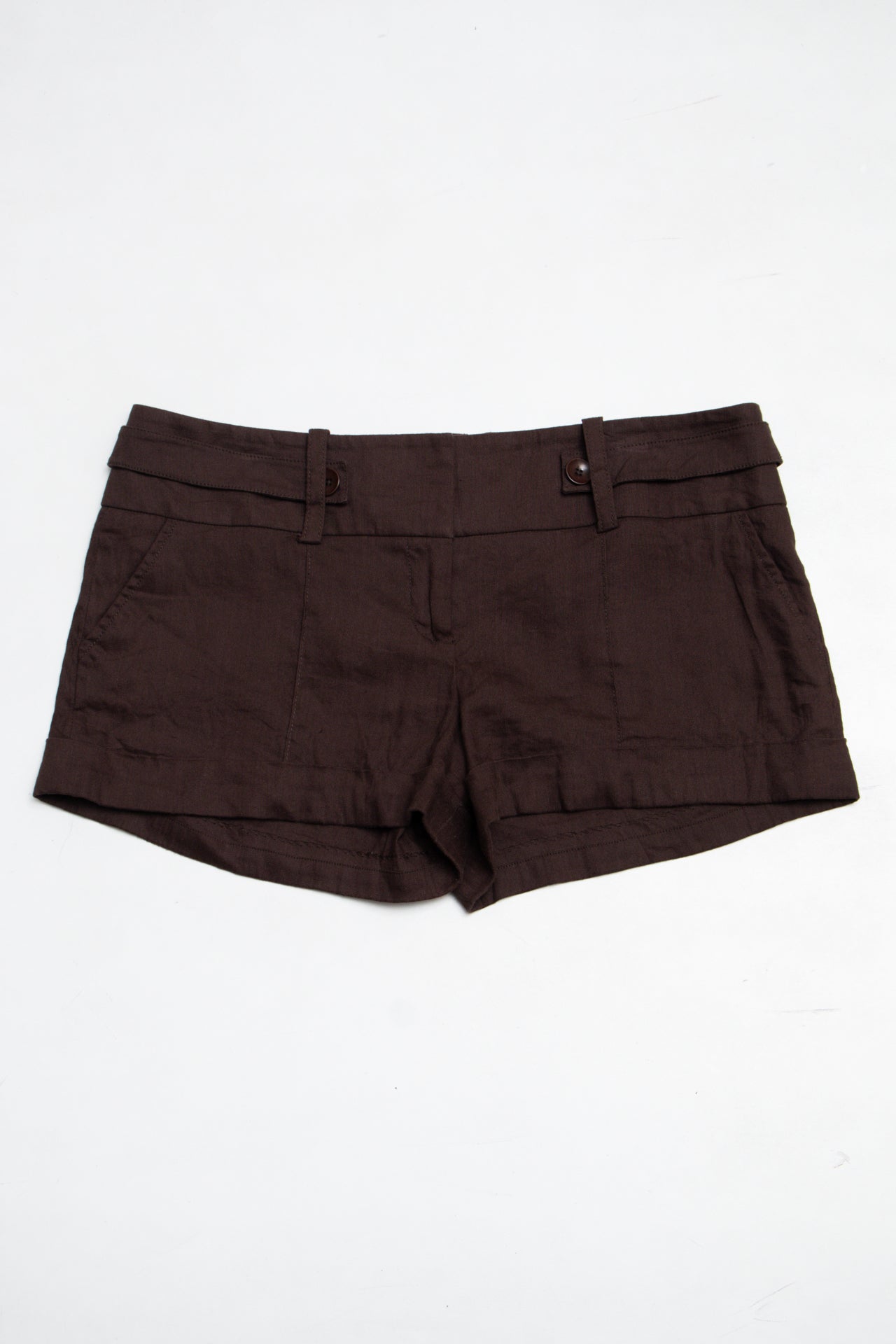 #168 Bebe Shorts Brown | c. 200 | Size 14