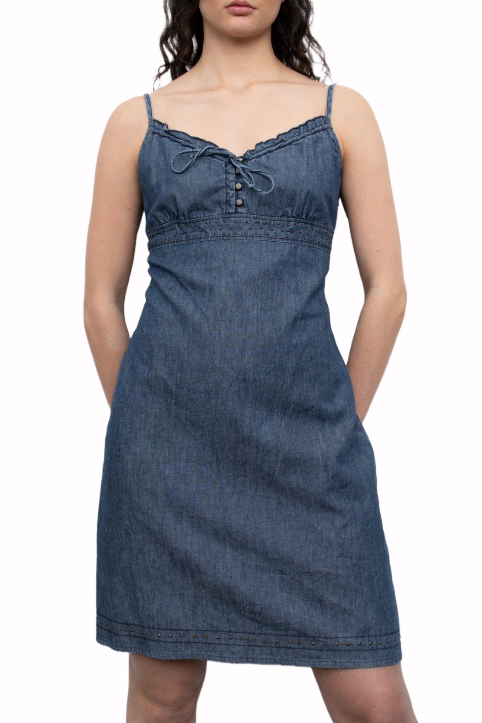 #64 Denim Mini Dress | Garden Brat | Size 8/10