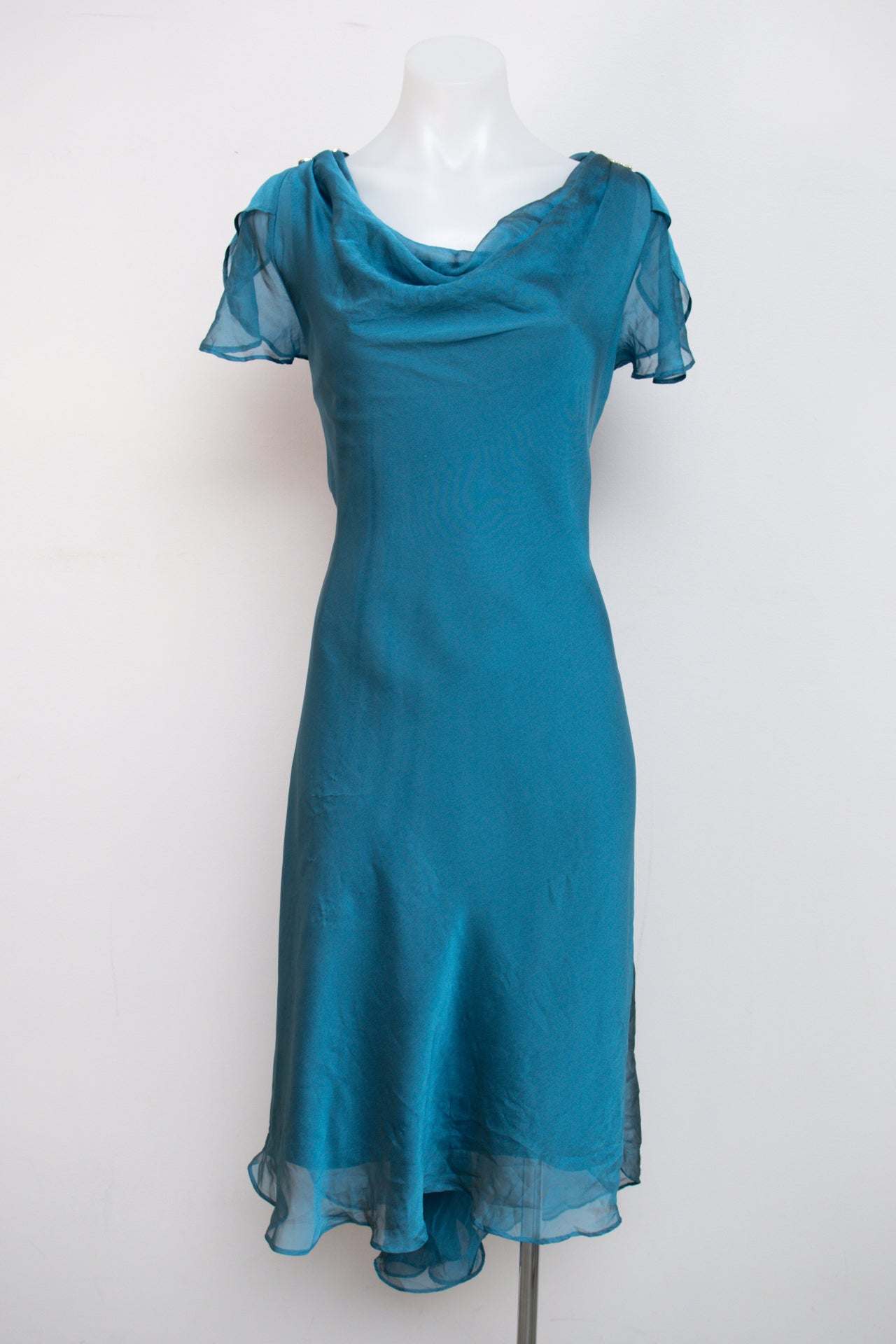 #165 S.l. Fashions Dress Blue | c. 205 | Size 12