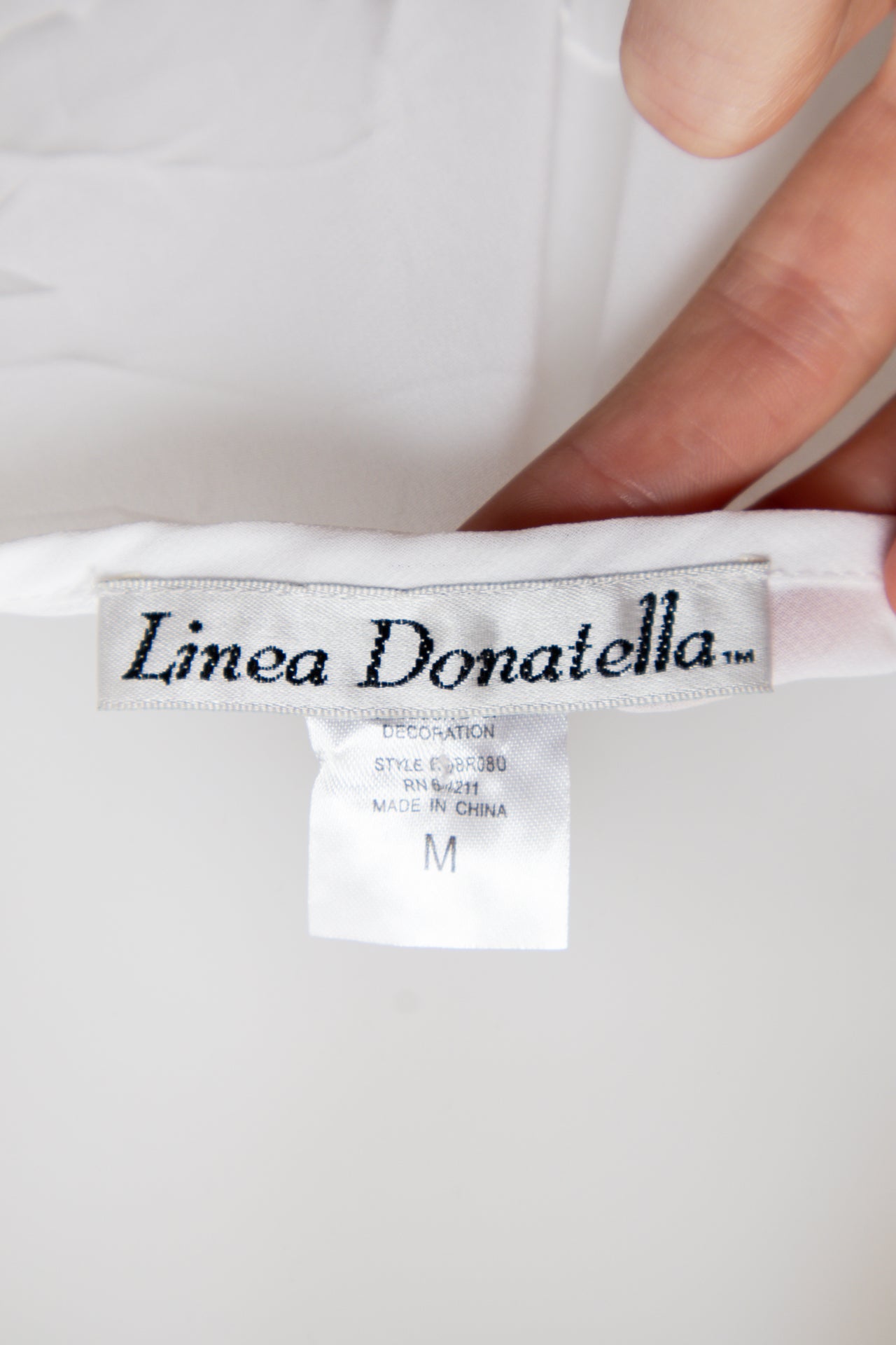 #93 Linea Donatella Cami Top White | c. 190 | Size 10/12