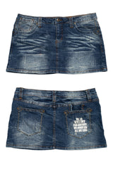 #172 Xtm Jeans Mini Skirt Blue | c. 209 | Size 10
