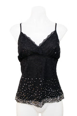 #027 Sequin Inc International Concepts Cami Black | c. 212 | Size 12