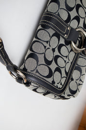 #164 Coach Bag Black | c. 214 | Size