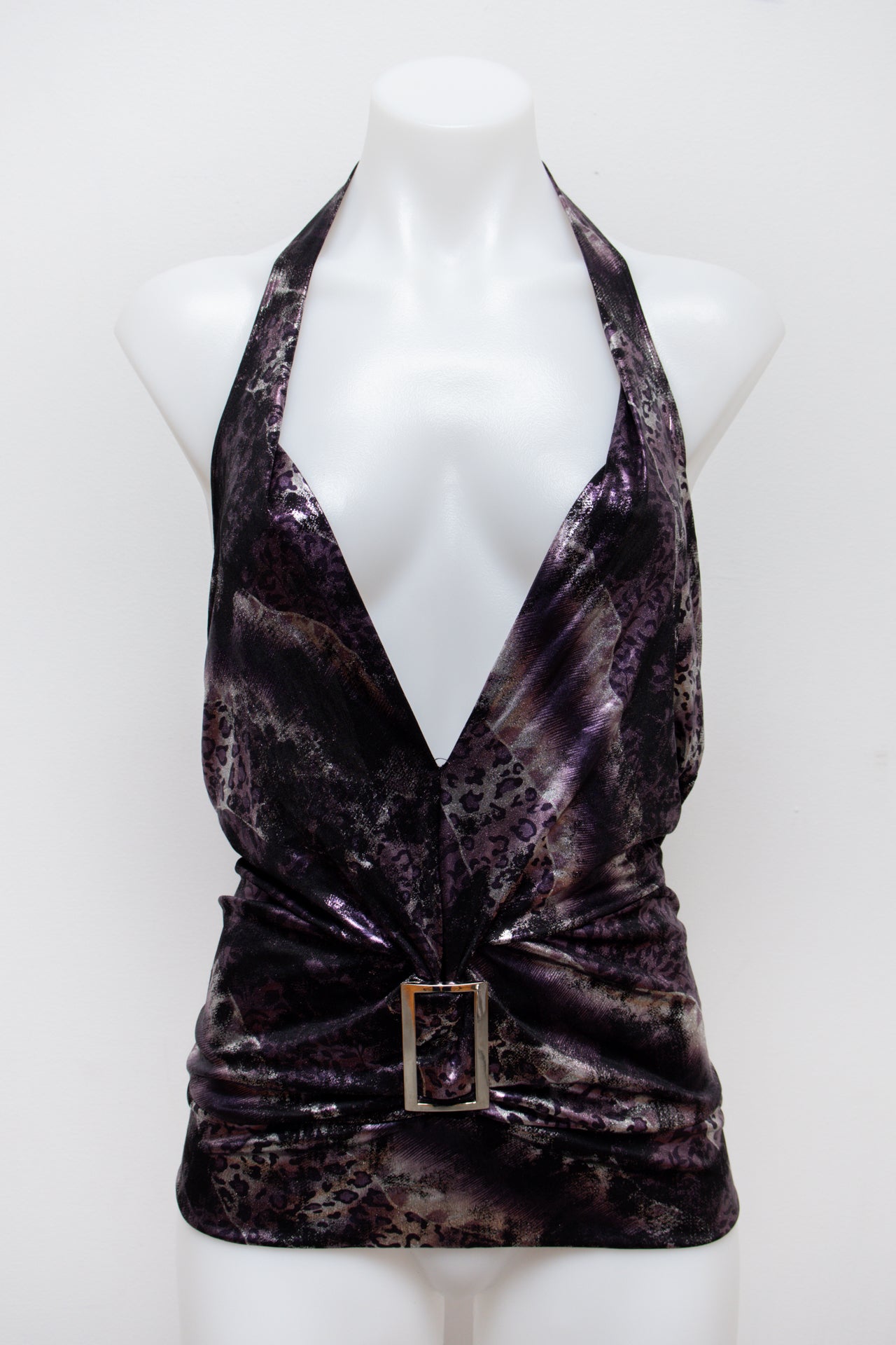 #07 Perseption Concept Halter Top Purple | c. 193 | Size 10