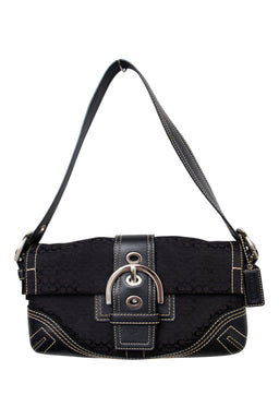 #191 Coach Shoulder Bag Black | c. 200 | Size