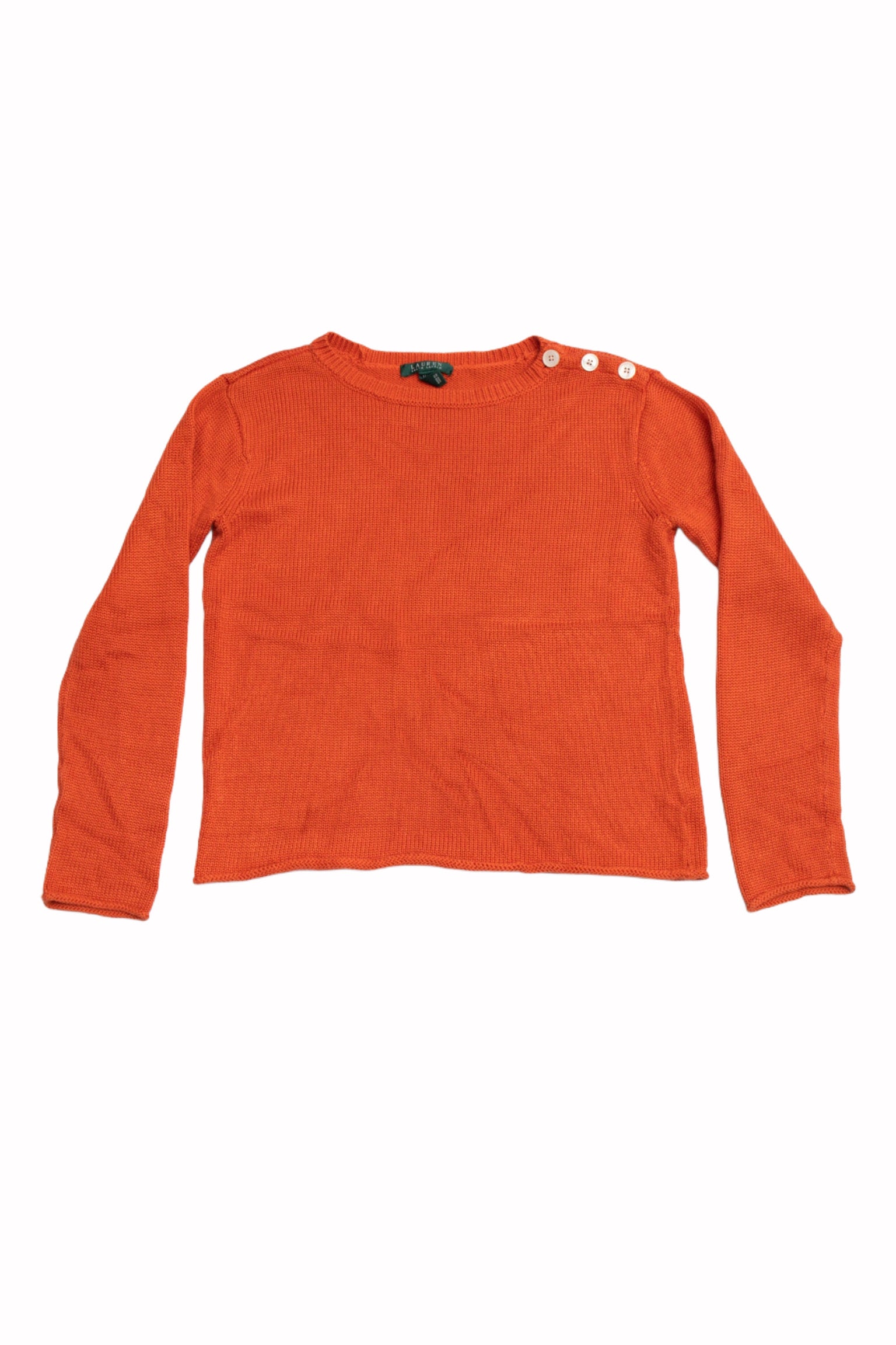 #44 Ralph Lauren Orange Knit | Gilmore Girls | Size 10