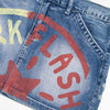 #111 Park Flash Mini Skirt Blue | c. 204 | Size 10/12