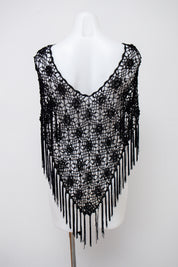 #153 Poncho Black | c. 210 | Size